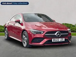 Red Used 2022 Mercedes CLA250 AMG Line Premium Plus Sedan | £28,899 (Fair price)