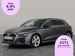 Grey Used 2022 Audi A3 Sportback S-Line Hatchback | £19,644 (Fair price)