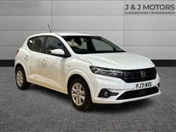 White Used 2021 Dacia Sandero Comfort Hatchback | £11,790 (Fair price)