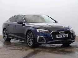 Blue Used 2024 Audi A5 Sportback S-Line Hatchback | £32,995 (Fair price)