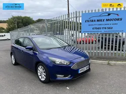 Blue Used 2015 Ford Focus Titanium Hatchback | £6,995 (Fair price)