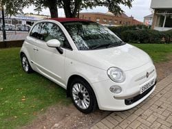 White Used 2015 Fiat 500 Lounge Cabriolet | £5,995 (Good price)