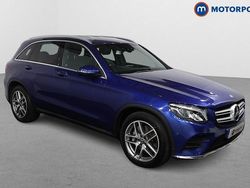 Blue Used 2018 Mercedes GLC220 AMG line Estate | £19,849 (Fair price)