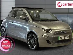 Grey Used 2022 Fiat 500e La Prima Cabriolet | £15,750 (Fair price)