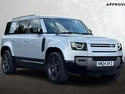 Hakuba silver Used 2024 Land Rover Defender HSE Dynamic SUV | £65,650 (Super price)