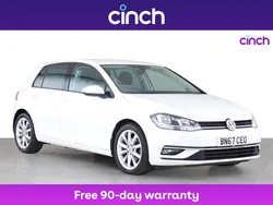 White Used 2017 VW Golf VII GT Hatchback | £13,629 (Fair price)