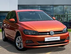 Energetic orange metallic Used 2019 VW Polo SE Hatchback | £11,027 (Fair price)