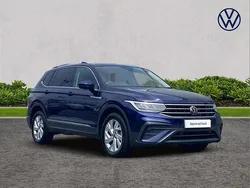 Blue Used 2024 VW Tiguan Allspace Life SUV | £29,980 (Fair price)