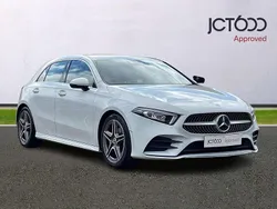 White Used 2019 Mercedes A200 AMG Line Premium Hatchback | £18,414 (Fair price)