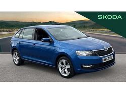 Blue Used 2017 Skoda Rapid SE Hatchback | £8,718 (Fair price)
