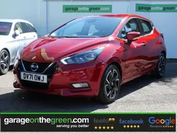 Passion red metallic Used 2021 Nissan Micra Acenta Hatchback | £14,495 (A bit pricey)