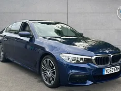 Blue Used 2019 BMW 520 M Sport | £25,420 (Fair price)