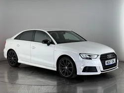 White Used 2018 Audi A3 Black Edition Sedan | £14,100 (Good price)