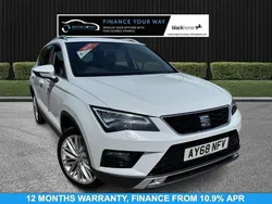White Used 2018 Seat Ateca XCELLENCE SUV | £11,395 (Fair price)