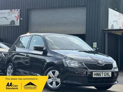 Black Used 2017 Skoda Fabia SE Hatchback | £6,990 (Fair price)