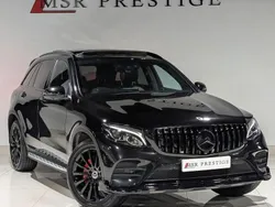 Black Used 2018 Mercedes GLC250 AMG line SUV | £23,995 (Expensive)