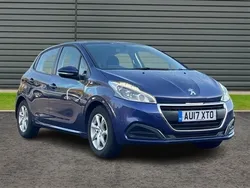 Blue Used 2017 Peugeot 208 Active Hatchback | £5,695 (Fair price)