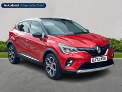 Red/black Used 2022 Renault Captur Techno SUV | £12,549 (Fair price)