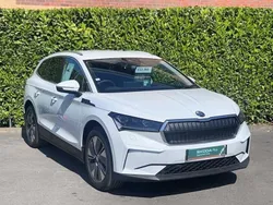 White New 2024 Skoda Enyaq iV SUV | £30,995