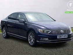 Blue Used 2018 VW Passat R-line Sedan | £11,999 (Good price)