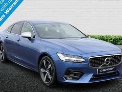 Blue Used 2019 Volvo S90 R-Design Sedan | £18,450 (Fair price)