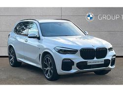 Mineral white Used 2019 BMW X5 M Sport SUV | £36,995 (Fair price)