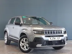 Grey Used 2024 Jeep Avenger Altitude SUV | £19,298 (Fair price)