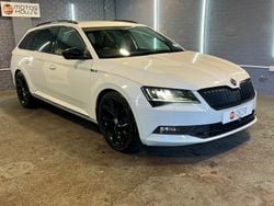 White Used 2016 Skoda Superb SportLine Estate | £9,250