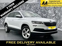 White Used 2018 Skoda Karoq SE SUV | £15,145 (Fair price)