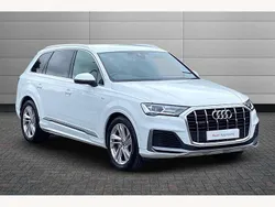 White Used 2022 Audi Q7 S-Line SUV | £40,250 (Good price)