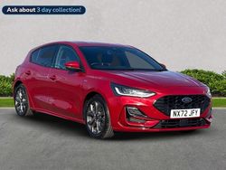 Red Used 2022 Ford Focus ST-Line Hatchback | £14,699 (Fair price)