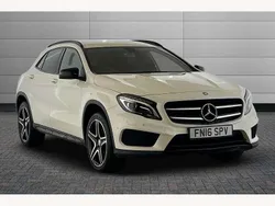 White Used 2016 Mercedes GLA250 AMG line SUV | £12,795 (Fair price)