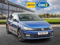 Blue Used 2021 VW Polo R-line Hatchback | £14,250 (Fair price)