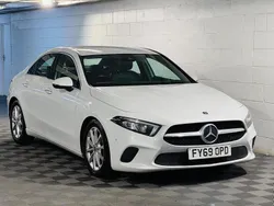 White Used 2019 Mercedes A180 Premium Sedan | £9,989 (Fair price)