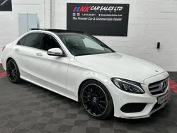 White Used 2017 Mercedes C250 AMG Line Premium Sedan | £15,250 (Fair price)