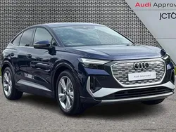 Blue Used 2025 Audi Q4 Sportback e-tron S-Line SUV | £36,437 (Fair price)