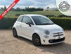 White Used 2017 Fiat 500 S Hatchback | £6,312 (Fair price)