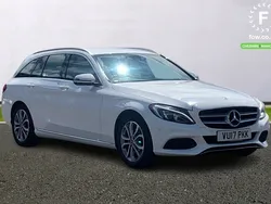 White Used 2017 Mercedes C200 Active Estate | £13,999 (Fair price)
