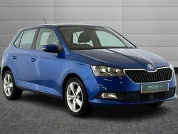 Race blue Used 2019 Skoda Fabia SE L Hatchback | £9,990 (Fair price)