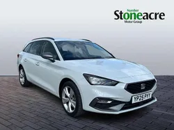 White Used 2025 Seat Leon FR Estate | £23,995 (Expensive)