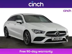 White Used 2022 Mercedes CLA200 AMG line Estate | £21,499 (Fair price)