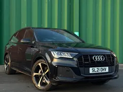 Black Used 2021 Audi Q7 S-Line SUV | £34,995 (Fair price)