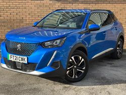 Blue Used 2021 Peugeot e-2008 Allure SUV | £12,597 (Fair price)