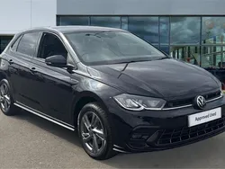 Black Used 2025 VW Polo R-line Hatchback | £22,560 (Fair price)