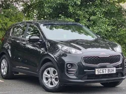 Black Used 2018 Kia Sportage 2 SUV | £6,395 (Good price)