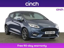 Blue Used 2019 Ford Fiesta ST-Line Hatchback | £12,489 (Fair price)