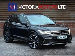 Black Used 2021 VW Tiguan R-line SUV | £21,995 (Good price)