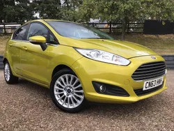 Yellow Used 2013 Ford Fiesta Titanium Hatchback | £3,990 (A bit pricey)