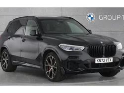 Black Used 2022 BMW X5 M Sport SUV | £46,990 (Fair price)