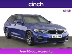 Blue Used 2021 BMW 320 M Sport Estate | £22,749 (Fair price)